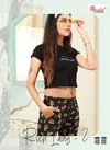 Smylee Rich Lady 2 Latest Fancy Sinker Hosiery Night Suits Collection
